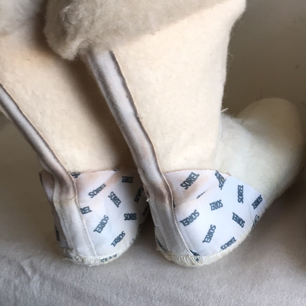 Sorel Caribou Sz 6 boot Kaufman boot "Made in Canada" tan leather Waterproof - Picture 3 of 15